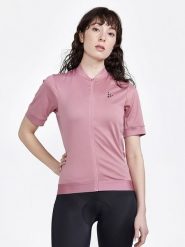 Craft Koszulka kolarska "CORE Essence" w kolorze jasnoróżowym rozmiar: L. Różowe t-shirty sportowe Craft, l, bez wzorów, bez ramiączek, rowerowe. Za 136.13 zł.
