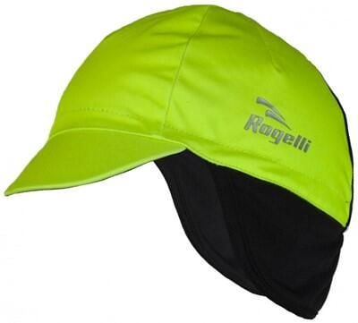 Czapka pod kask softshell Rogelli PROTTETIVO. Żółte czapki z daszkiem Rogelli, na jesień, bez wzorów, z elastanu. Za 102.60 zł.