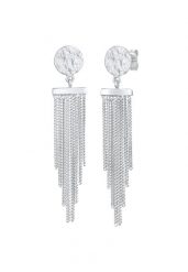 Elli Damska zawieszka na ucho podłużna łańcuszek Look Elegant ze srebra próby 925 Sterling Silver Kolczyki 1 ct Damski. Szare kolczyki Elli, srebrne. Za 293.99 zł.