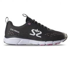 Buty do chodzenia damskie Salming Enroute 3. Czarne buty do biegania Salming, bez wzorów, z materiału, bez zapięcia, do biegania. Za 419.99 zł.