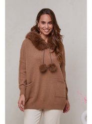 Soft Cashmere Sweter w kolorze karmelowym rozmiar: 34/36. Brązowe swetry Soft Cashmere, bez wzorów, klasyczne, bez ramiączek. Za 149.31 zł.