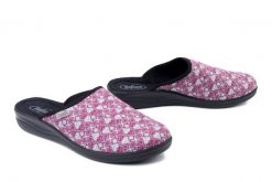 BEFADO 551D 005 różowy, kapcie damskie. Czerwone kapcie Befado, bez wzorów. Za 44.99 zł.