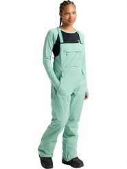 Burton Spodnie narciarskie "Reserve 2L Stretch Slim" w kolorze miętowym rozmiar: M. Zielone spodnie dresowe Burton, bez wzorów, narciarskie. Za 634.95 zł.