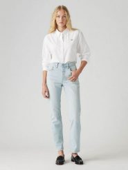 Levi's Dżinsy - Tapered fit - w kolorze błękitnym rozmiar: W27/L30. Niebieskie jeansy Levi's, l, z aplikacjami, klasyczne, z podwyższonym stanem. Za 206.42 zł.