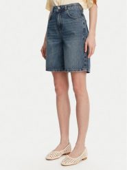 Marella Szorty jeansowe Short 2513141024 Niebieski Relaxed Fit. Niebieskie szorty Marella, bez wzorów, z bawełny. Za 729.99 zł.