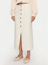 Karen by Simonsen Spódnica midi Pepper 10105053 Écru Regular Fit. Spódnice Karen by Simonsen, bez wzorów, z syntetyku, maxi. Za 259.99 zł.