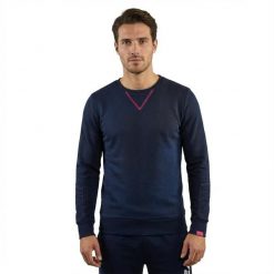 Bluza damska NEBI niebieska. Czerwone bluzy LEGEA, s, bez wzorów, z bawełny, eleganckie, bez ramiączek, bez kaptura. Za 72.00 zł.