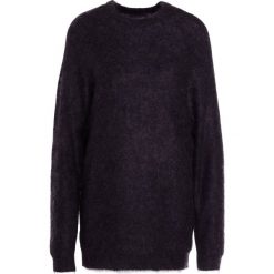 Sweter ze stójką bonprix biel wełny - oliwkowy melanż. Szare swetry Bruuns Bazaar, z materiału. Za 37.99 zł.