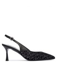 KARL LAGERFELD Szpilki Sienna KL32706A Czarny. Czarne szpilki KARL LAGERFELD, bez wzorów, z materiału, bez obcasa, na szpilce, bez zapięcia. Za 814.99 zł.