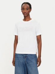 Max Mara Leisure T-Shirt Tahiti 2426946038650 Biały Regular Fit. Białe t-shirty Max Mara Leisure, s, bez wzorów, z bawełny, bez kołnierzyka, bez ramiączek. Za 449.99 zł.