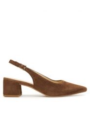 Vagabond Shoemakers Czółenka Marta 5928-140-89 Brązowy. Brązowe czółenka Vagabond Shoemakers, bez wzorów, ze skóry, bez obcasa, bez zapięcia. Za 539.99 zł.