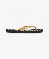 Superdry Code Core Sport Japonki z gumy, Czarny/Złoty metaliczny. Czarne japonki Superdry, bez wzorów, z gumy, eleganckie. Za 126.80 zł.