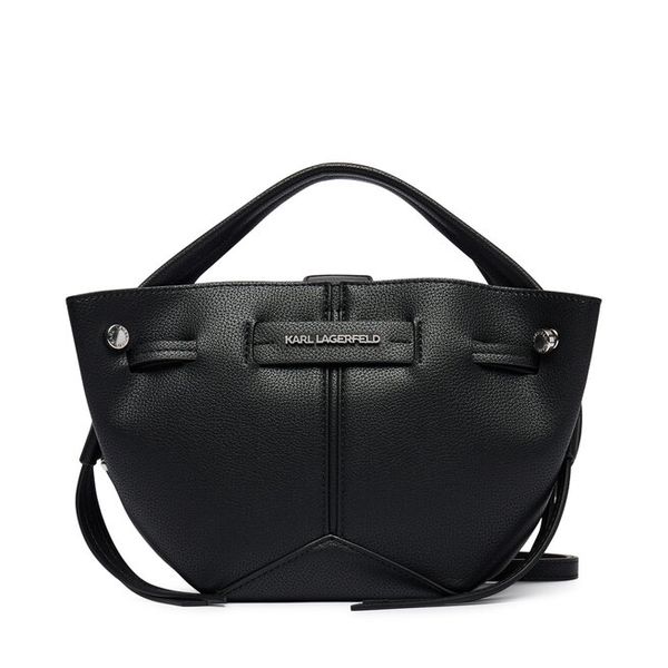 Torebka KARL LAGERFELD. Czarne torebki klasyczne KARL LAGERFELD, bez wzorów, bez dodatków. Za 649.99 zł.