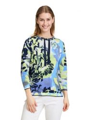 Betty Barclay Sweter w kolorze niebiesko-zielonym rozmiar: 48. Niebieskie swetry Betty Barclay, bez wzorów, bez ramiączek. Za 165.99 zł.