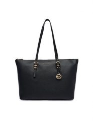 MICHAEL Michael Kors Torebka 30T6GQNT7L Czarny. Czarne shopper bag MICHAEL Michael Kors, bez wzorów, ze skóry, bez dodatków. Za 1,239.00 zł.