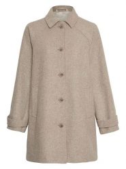 MOSS COPENHAGEN Kurtka koszulowa "Boone" w kolorze beżowym rozmiar: S/M. Brązowe kurtki Moss Copenhagen, m, bez wzorów, z wełny, bez kaptura. Za 365.42 zł.