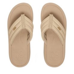 Japonki Roxy. Brązowe japonki Roxy, bez wzorów. Za 129.99 zł.