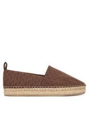 Calvin Klein Espadryle Oblique Espadrille Aop HW0HW02933 Brązowy. Brązowe espadryle Calvin Klein, bez wzorów, z materiału, bez obcasa. Za 359.99 zł.