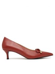 Furla Czółenka Poppy YM21FPO X30000 CN 4902S Brązowy. Brązowe czółenka Furla, bez wzorów, ze skóry, bez obcasa, bez zapięcia. Za 969.99 zł.