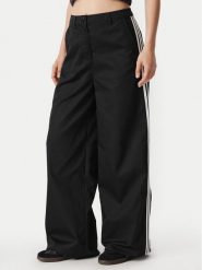 Adidas Spodnie materiałowe Tailored KS9370 Czarny Loose Fit. Czarne spodnie materiałowe adidas, bez wzorów, z materiału. Za 349.99 zł.