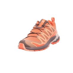 Buty trekkingowe damskie Salomon L47468200. Brązowe buty trekkingowe Salomon, bez wzorów, z materiału, bez zapięcia, trekkingowe. Za 661.00 zł.