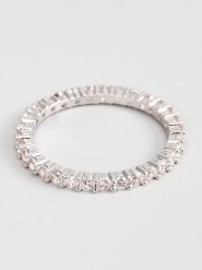 U.S. Polo Assn. Pierścionek z kryształami rozmiar: 52,5. Szare pierścionki U.S. Polo Assn., z kryształem, metalowe. Za 141.19 zł.