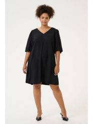 KAFFE curve Sukienka "Gabbi" w kolorze czarnym rozmiar: 50. Czarne sukienki KAFFE curve, na co dzień, bez wzorów, bez kołnierzyka, bez ramiączek, midi, proste. Za 130.99 zł.