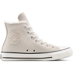 Buty sportowe Converse Chuck Taylor All Star Cozy Suede. Brązowe buty treningowe Converse, bez wzorów, z zamszu, bez zapięcia. Za 590.00 zł.