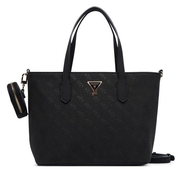 Torebka Guess. Czarne torebki klasyczne Guess, z aplikacjami, klasyczne, bez dodatków. Za 324.99 zł.