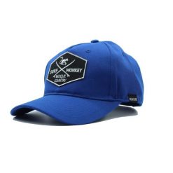 Czapka Trucker - 5 Paneli - Poliester z Recyklingu (Niebieski). Niebieskie czapki z daszkiem SURF MONKEY, bez wzorów, z poliesteru, sportowe. Za 159.95 zł.
