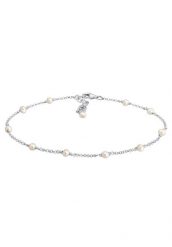 Elli Damska bransoletka na kostkę z perłami słodkowodnymi w srebrze 925 Sterling Silver Bransoletki na nogę 1 ct Damski. Szare bransoletki Elli, z perłą, srebrne. Za 283.99 zł.