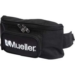 Saszetka nerka na biodra z trzema kieszonkami Mueller. Czarne nerki i saszetki MUELLER, bez wzorów, bez dodatków. Za 80.00 zł.
