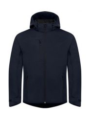 Clique Classic Softshell 2 w 1 - Kurtka/Gilet z Poliestru Recyklingowego – Dark. Niebieskie kurtki CLIQUE, uniwersalny, bez wzorów, z polaru. Za 375.27 zł.