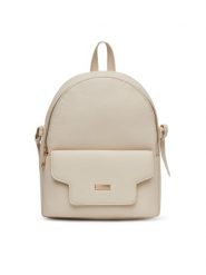 DeeZee Plecak H240041 Beżowy. Brązowe plecaki DeeZee, bez wzorów, z materiału, bez dodatków. Za 169.99 zł.