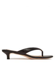 LAUREN RALPH LAUREN Japonki Francesca 802966841001 Czarny. Czarne japonki Lauren Ralph Lauren, bez wzorów, ze skóry. Za 669.99 zł.