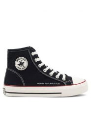 Beverly Hills Polo Club Trampki WP40-OG-31-3 Czarny. Czarne trampki Beverly Hills Polo Club, bez wzorów, z materiału, bez zapięcia. Za 129.99 zł.