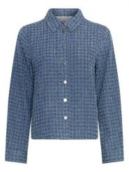 MOSS COPENHAGEN Bluzka "Ibo" w kolorze niebieskim rozmiar: XS. Niebieskie bluzki Moss Copenhagen, xs, bez wzorów, z bawełny, bez kołnierzyka, bez ramiączek. Za 191.88 zł.