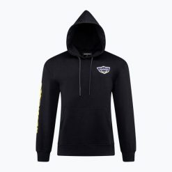 Bluza Rossignol Super Hoodie. Czarne bluzy Rossignol, bez wzorów, sportowe, bez ramiączek, bez kaptura. Za 289.99 zł.