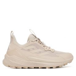 Trekkingi adidas. Brązowe buty sportowe lifestyle adidas, bez wzorów, sportowe, bez zapięcia, adidas terrex. Za 749.99 zł.