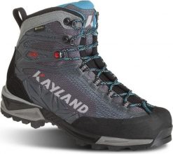 Buty trekkingowe Kayland Rocket Gore-Tex niebieskie. Niebieskie trekkingi Kayland, bez wzorów, z gore-texu, bez zapięcia, trekkingowe, gore-tex. Za 988.15 zł.