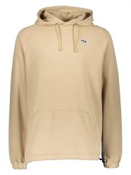 Fila Bluza w kolorze beżowym rozmiar: XS. Brązowe bluzy Fila, xs, z aplikacjami, z kapturem. Za 74.81 zł.