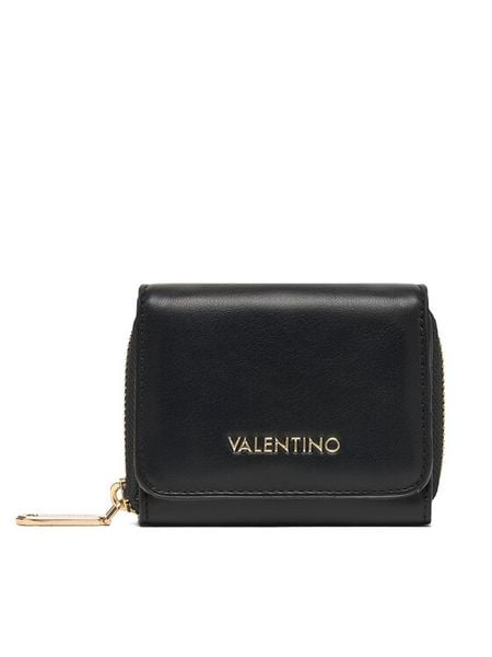 Valentino Portfel West Re VPS9I8274 Czarny. Czarne portfele Valentino, bez wzorów, ze skóry. Za 229.99 zł.
