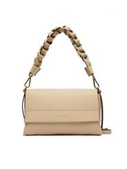 Coccinelle Torebka Boheme Small Beżowy. Brązowe torebki klasyczne Coccinelle, bez wzorów, ze skóry, bez dodatków. Za 1,699.00 zł.