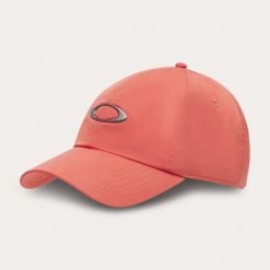 Czapka z daszkiem unisex Oakley TINCAN LX różowa FOS901486-41I. Czerwone czapki z daszkiem Oakley, bez wzorów, z nylonu, sportowe. Za 133.17 zł.