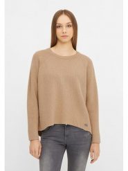 Bench Sweter "Kiruna" w kolorze beżowym rozmiar: 40. Brązowe swetry Bench, bez wzorów, bez ramiączek. Za 120.35 zł.