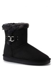 ISLAND BOOT Botki zimowe "Mooseland" w kolorze czarnym rozmiar: 36. Czarne botki Island Boot, bez wzorów, z materiału, bez obcasa, bez zapięcia. Za 125.25 zł.