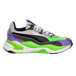 Trampki Puma Rs-2k Internet Exploring Green. Zielone trampki sportowe Puma, bez wzorów, z materiału, bez zapięcia, do biegania. Za 362.99 zł.