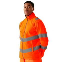 Bluza Polarowa Unisex Dla Dorosłych Odblaskowa. Brązowe bluzy z kapturem Regatta, xl, bez wzorów, z materiału, bez kaptura. Za 134.99 zł.