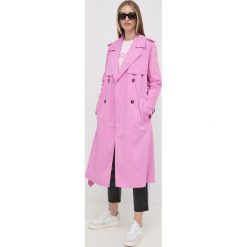 BOSS trencz 50472139 damski kolor fioletowy przejściowy. Fioletowe płaszcze Boss, bez wzorów, klasyczne, bez kaptura. Za 1,489.90 zł.