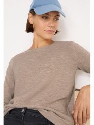 Cecil Sweter w kolorze szarobrązowym rozmiar: M. Brązowe swetry Cecil, m, bez wzorów, bez ramiączek. Za 126.75 zł.